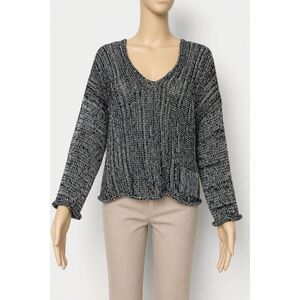 Skif Wearable Art Marled Crop Pullover Sweater OSFM XS-Medium